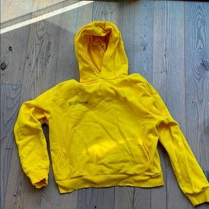 Authentic pangaia hoodie saffron yellow